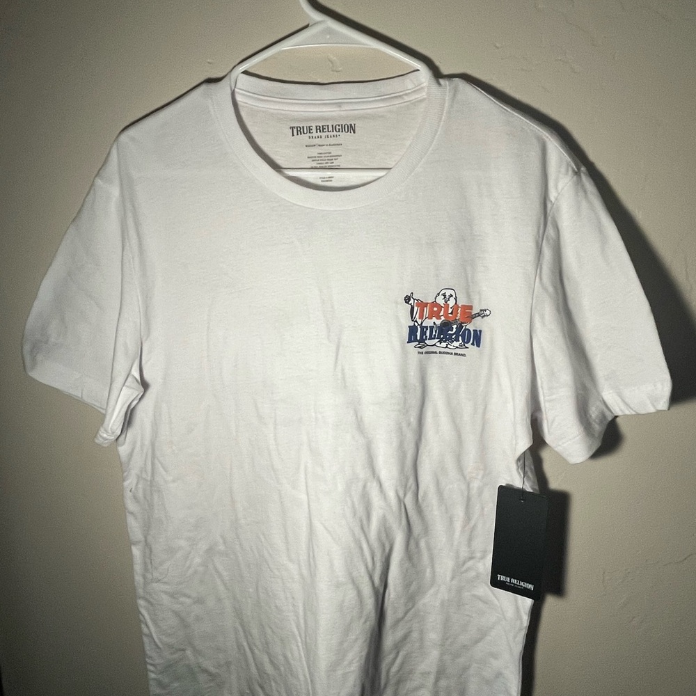WHITE TRUE RELIGION SHIRT